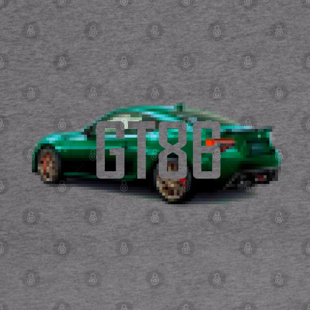 GT86 PIXEL Green by CharlieCreator